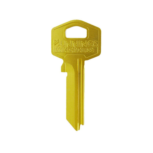EHI Gold Blank Key - TE2 GR10 - 54mm x 24mm - Compatible with Locks - Auzzistore