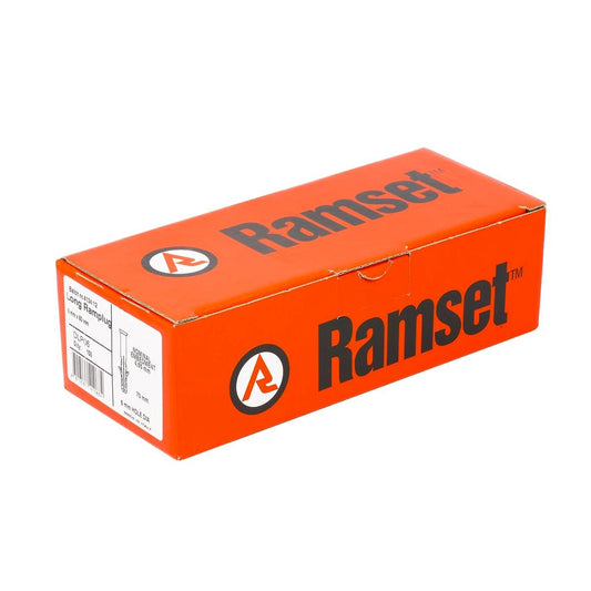 Ramset Long Ramplug 6 x 60mm Nylon 100 Pack - Anti-Rotation Barbs - Auzzistore