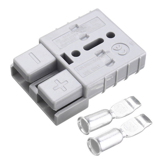 20x Anderson Style Plug connector 50AMP Caravan Trailer Solar 6AWG GREY - Auzzistore