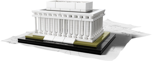 LEGO 21022 Lincoln Memorial Building Kit Architecture Set - Auzzistore