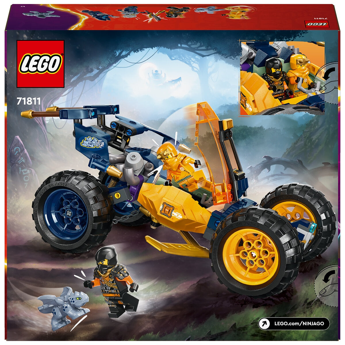 LEGO NINJAGO Arin's Ninja Off Road Buggy Car 71811