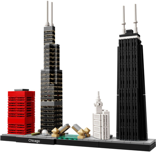 LEGO 21033 Chicago Architecture Skyline Collection Model – view 2 - Auzzistore