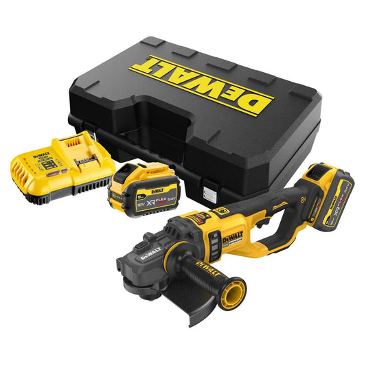 DeWALT 54V Cordless Angle Grinder 230mm 9" 9.0Ah Kit - Brushless Motor - Auzzistore