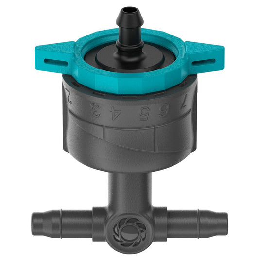 Gardena Adjustable Inline Drip Head - 1-8L/H - 5 Pack - Black/Turquoise – view 2 - Auzzistore