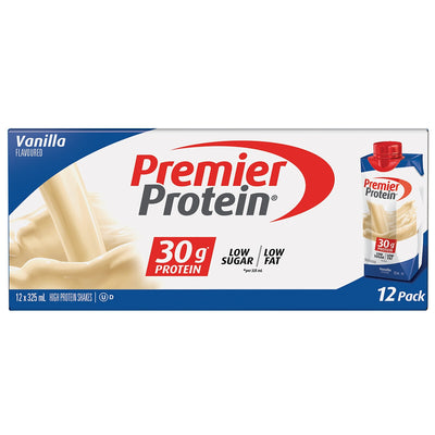 Premier Protein Vanilla Protein Shake 24 x 325ml Creamy