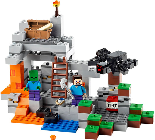 LEGO 21113 The Cave Minecraft Set: Mine, Craft, Battle! - Auzzistore