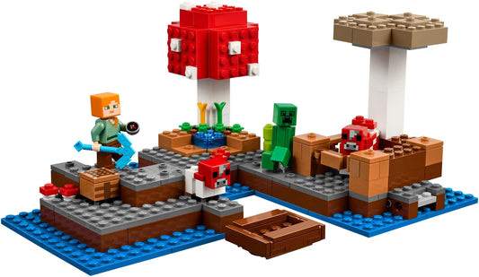 LEGO 21129 Minecraft The Mushroom Island Building Set - Auzzistore