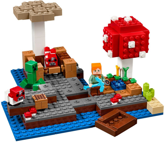 LEGO 21129 Minecraft The Mushroom Island Building Set – view 2 - Auzzistore