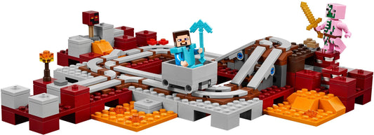 LEGO 21130 Minecraft The Nether Railway Set - Auzzistore