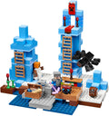 LEGO 21131 The Ice Spikes Minecraft Set: Snow Golem & Spider Adventure