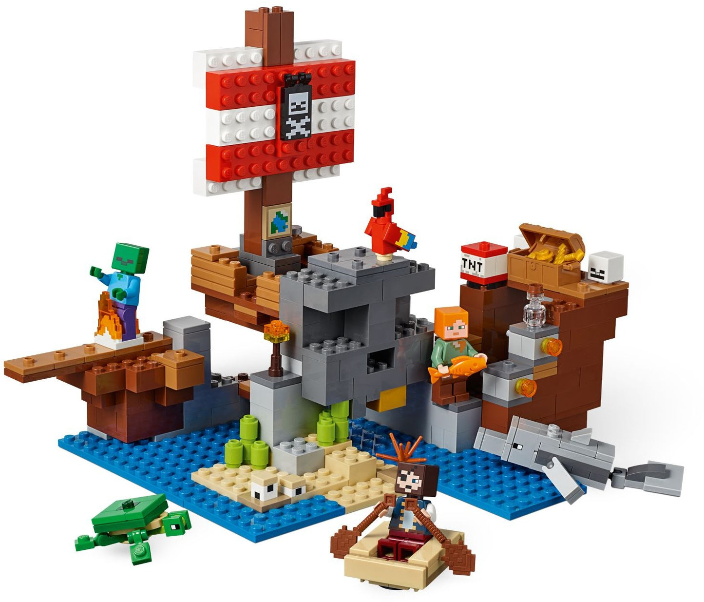 LEGO 21152 Minecraft Pirate Ship Adventure Toy