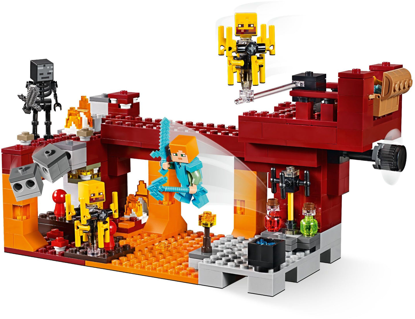 LEGO 21154 Minecraft The Blaze Bridge Set