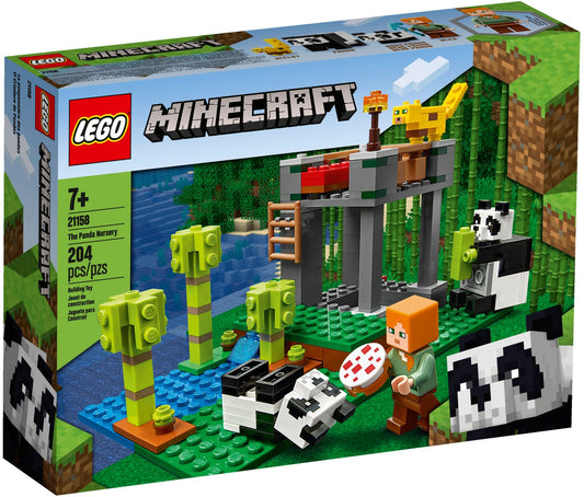 LEGO 21158 Minecraft Panda Nursery Building Toy Set