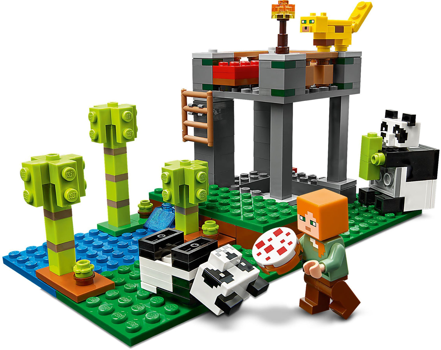 LEGO 21158 Minecraft Panda Nursery Building Toy Set