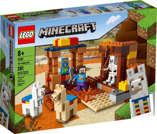 LEGO 21167 Minecraft The Trading Post: Mine, Trade, Battle! - Auzzistore