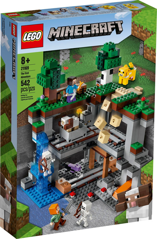 LEGO 21169 Minecraft The First Adventure Playset - Auzzistore