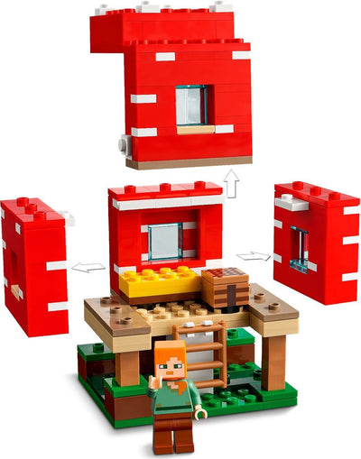 LEGO 21179 Minecraft™ The Mushroom House