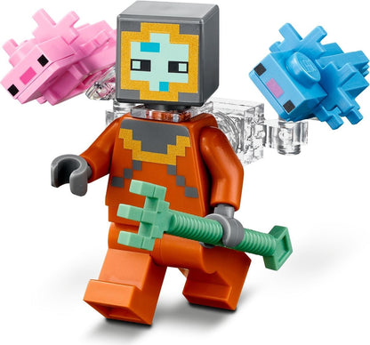 Lego Minecraft 21180 The Guardian Battle- Auzzi Store