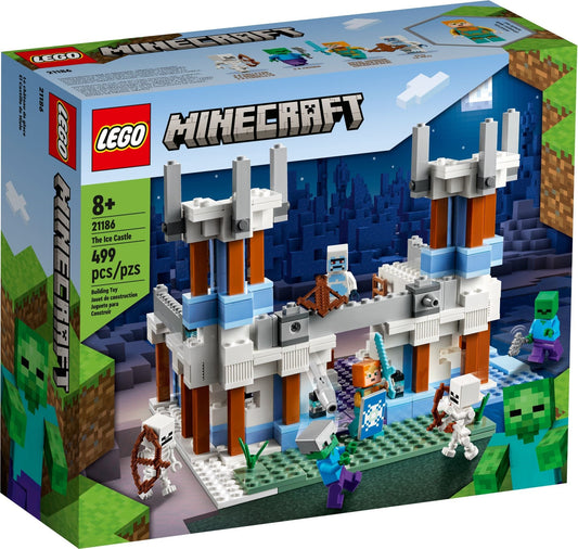 LEGO 21186 Minecraft The Ice Castle – Buildable Playset - Auzzistore