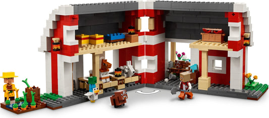 LEGO 21187 Minecraft The Red Barn Farm Animal Playset – view 2 - Auzzistore