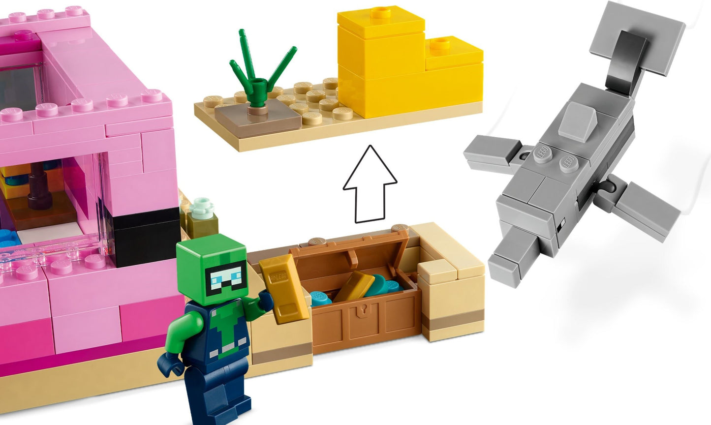 LEGO Minecraft 21247 and 21243 Set Bundle