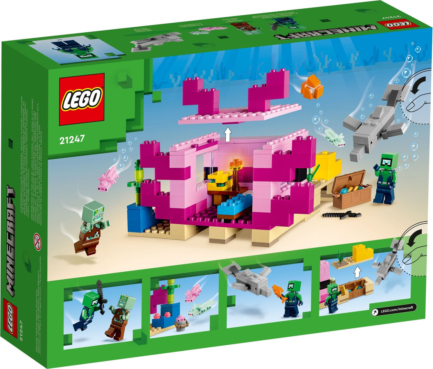 LEGO Minecraft 21247 and 21243 Set Bundle