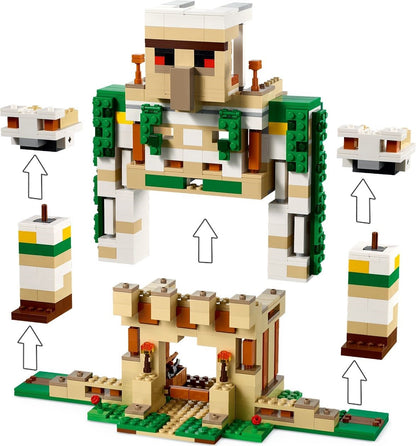 LEGO Minecraft 21250 The Iron Golem Fortress- Auzzi Store