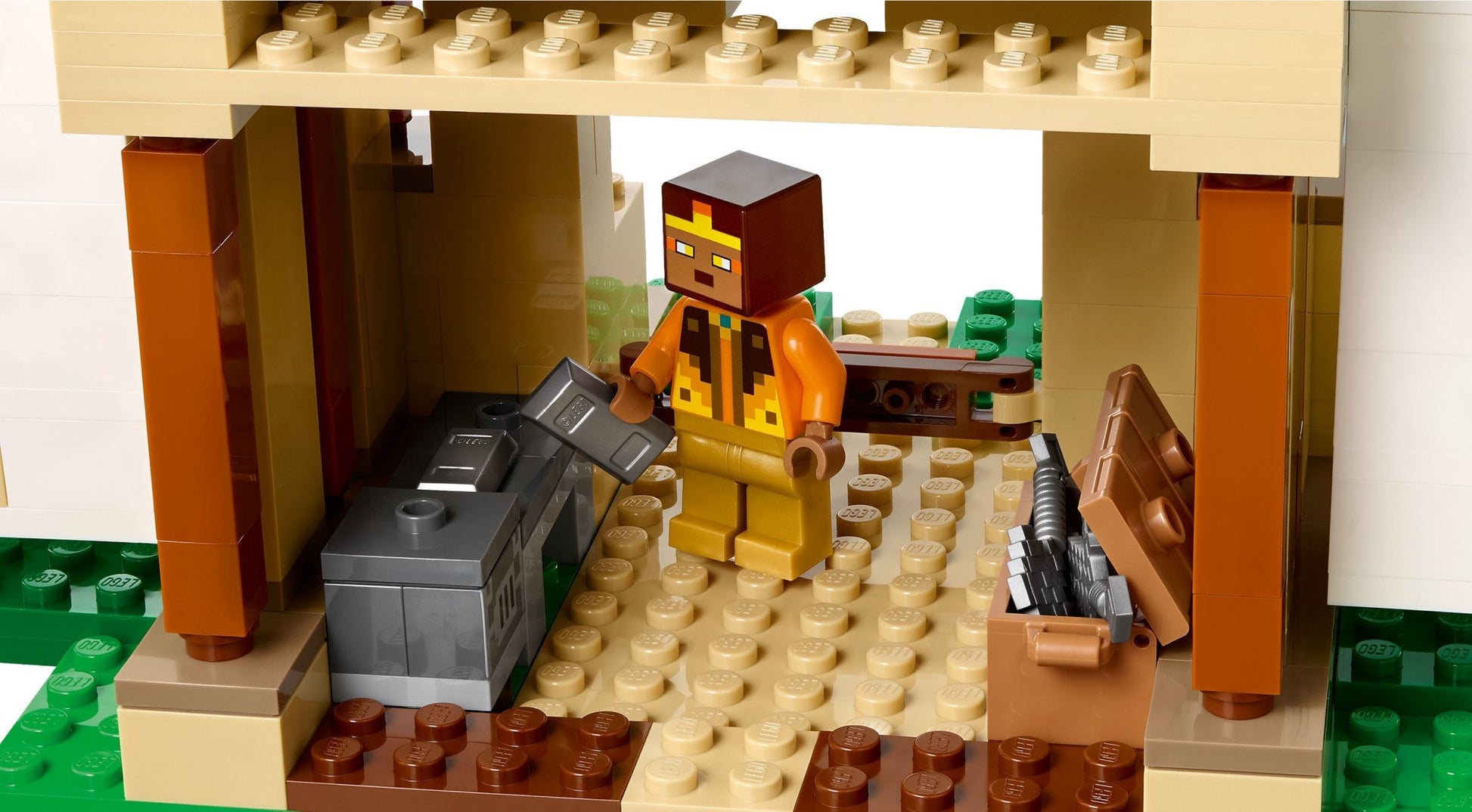 LEGO Minecraft 21250 The Iron Golem Fortress- Auzzi Store