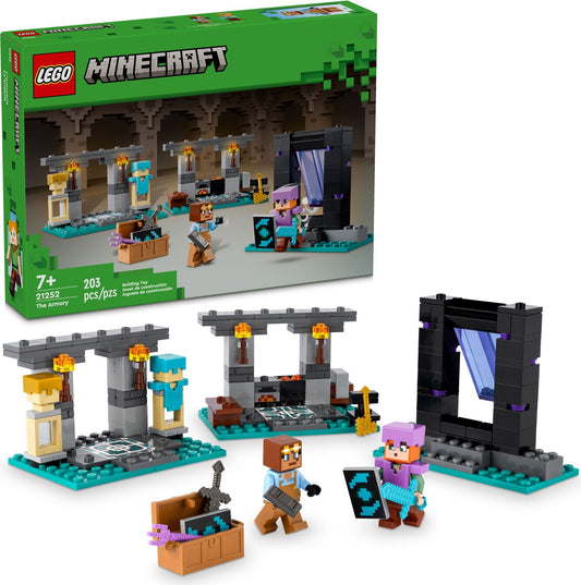 LEGO Minecraft 21251 The Armory Set