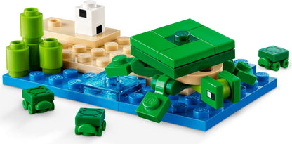 LEGO Minecraft Series 21254 The Turtle Beach House- Auzzi Store