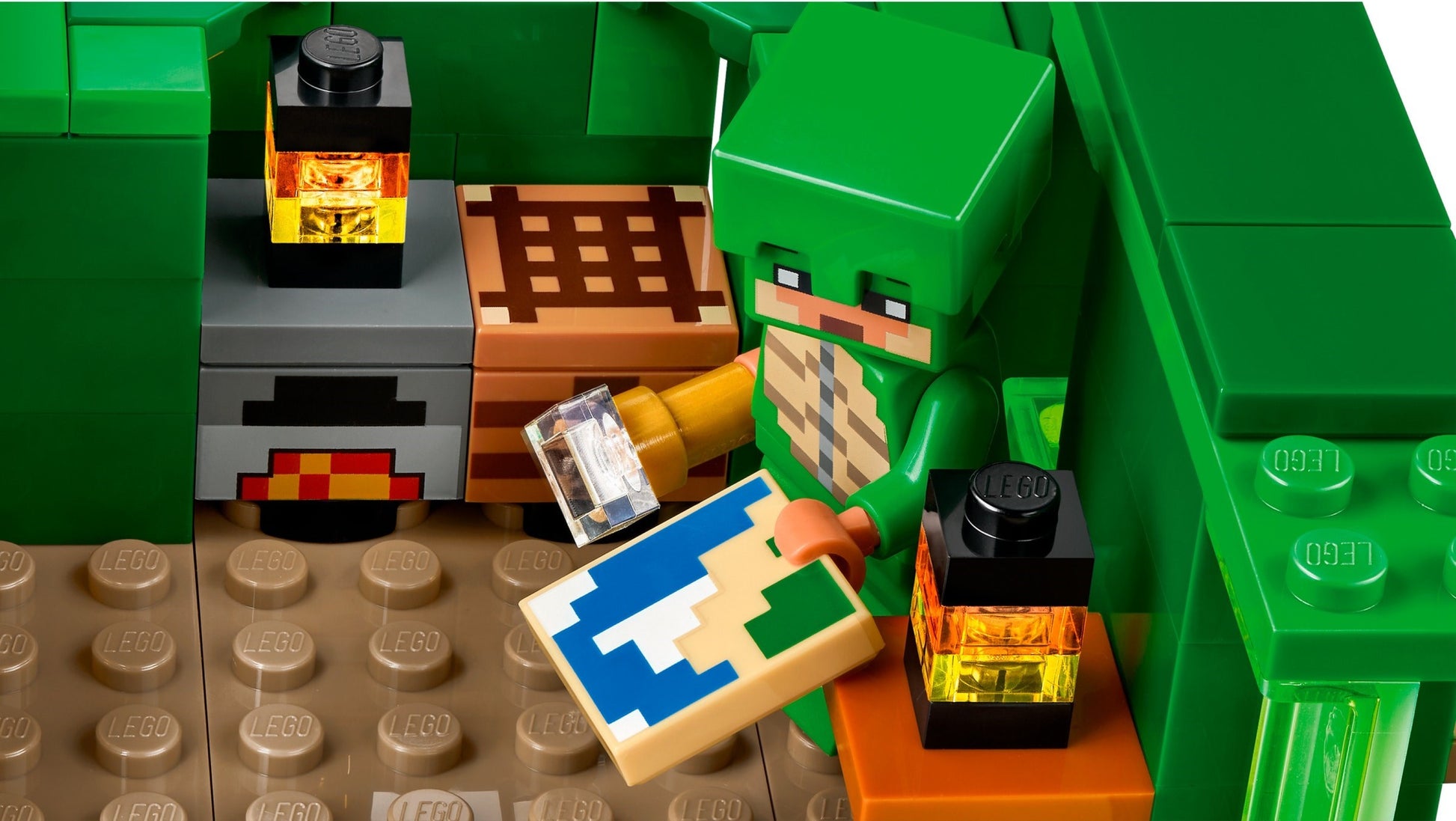 LEGO Minecraft Series 21254 The Turtle Beach House- Auzzi Store