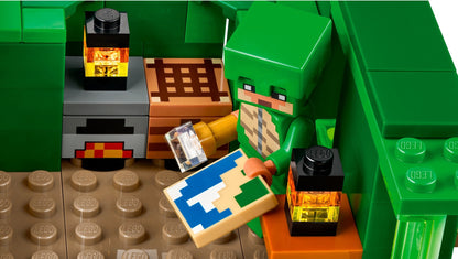 LEGO Minecraft Series 21254 The Turtle Beach House- Auzzi Store