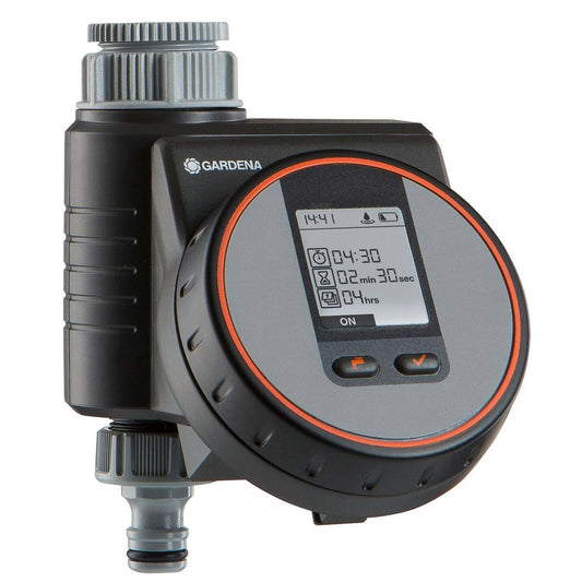 Gardena Flex Water Computer - Automated Irrigation Controller - 123mm x 140mm x 102mm - Grey - Auzzistore