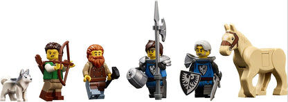 LEGO 21325 Medieval Blacksmith Set: Build a 3-Level Smithy