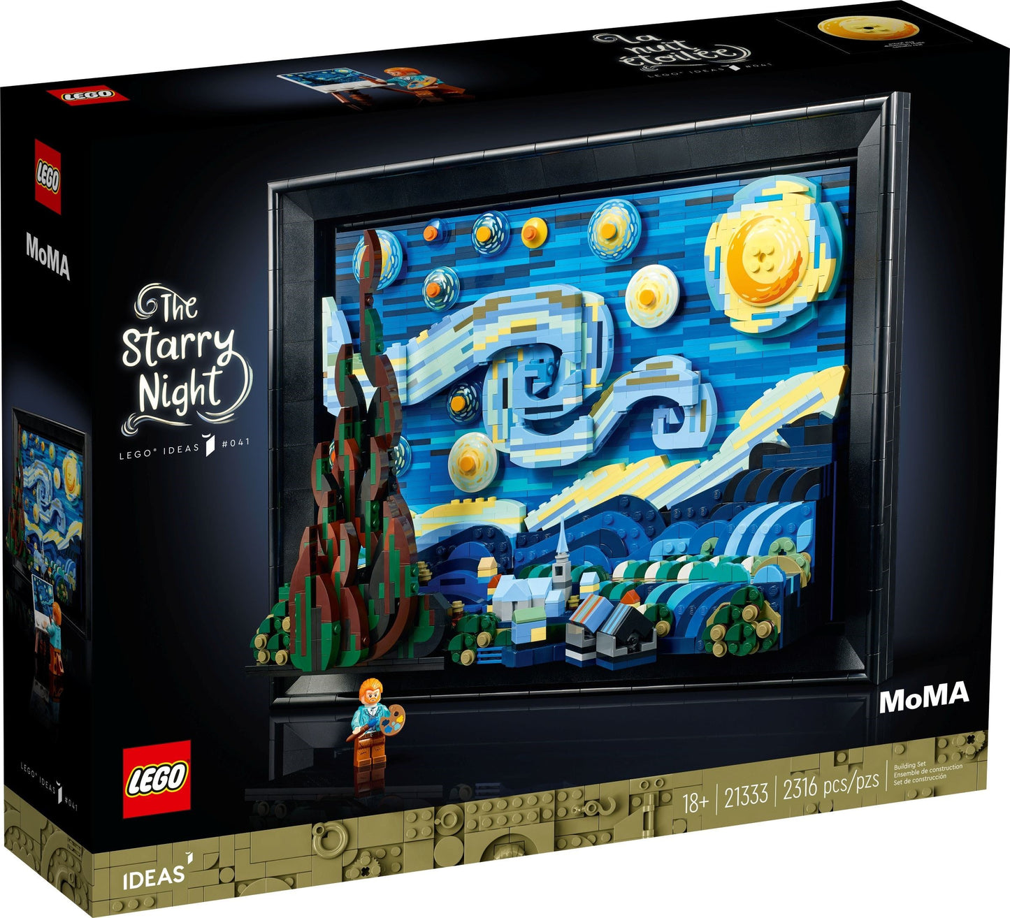 LEGO 21333 Vincent Van Gogh: The Starry Night 梵高名畫 - 星夜 / 星空- Auzzi Store