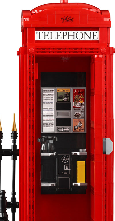 LEGO IDEAS Series 21347 Red London Telephone Box