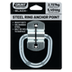 Grunt Heavy Duty Ring Anchor Point - 15mm Galvanised Steel - 2727kg Capacity