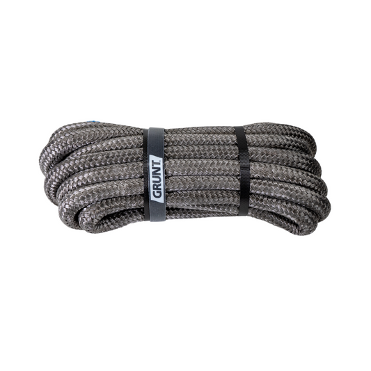 Grunt Kinetic Nylon Recovery Rope 8000kg 19mm x 9m - Durable & Lightweight