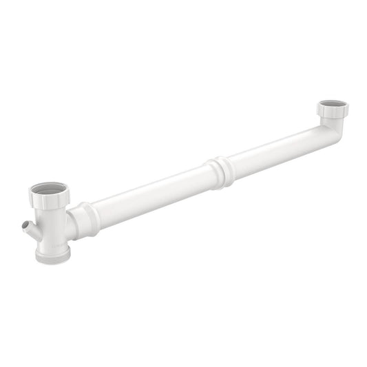 Caroma 50mm Extended Double Bowl Connector - Plastic - Lightweight - Durable - Auzzistore