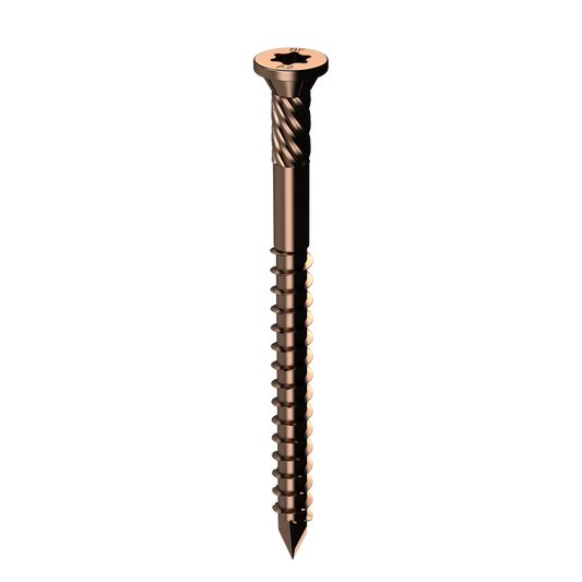 Bremick Deck Screws - 10g x 50mm - Bronze - 100 Pack - Ultrafast Installation – view 2 - Auzzistore