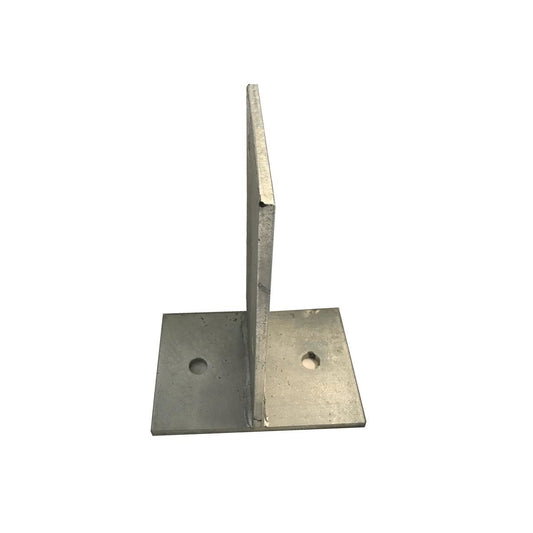 Maxi Metal Post Support - 130mm - Hot Dip Galvanised - Heavy Duty - Auzzistore