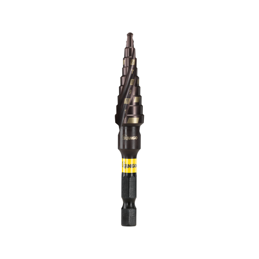 Kango 4-12mm 9-Step Hypertorque Impact Step Drill Bit - Durable Metal Drilling – view 2