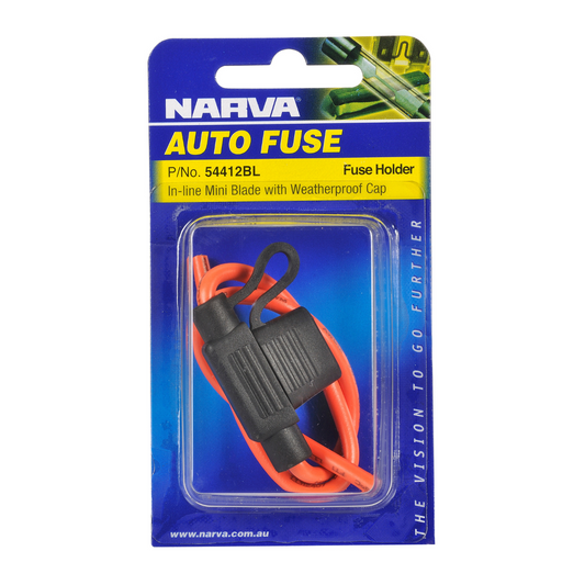 Narva Mini Blade Fuse Holder - 30A - Plastic - Weatherproof Cap – view 2