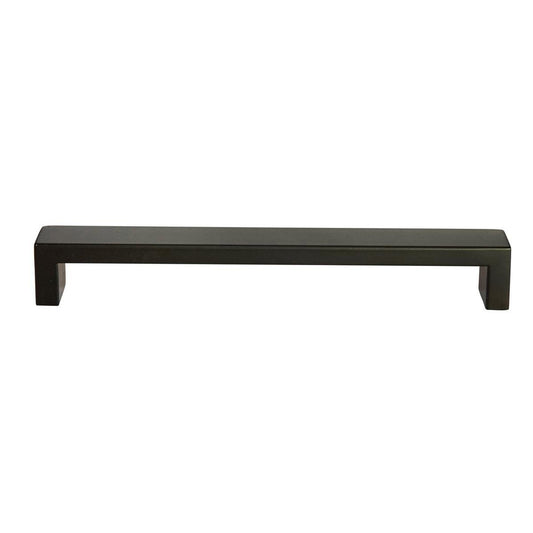 Taskmaster 192mm Matte Black Hollow Rectangle Handle - 1 Pack - Steel