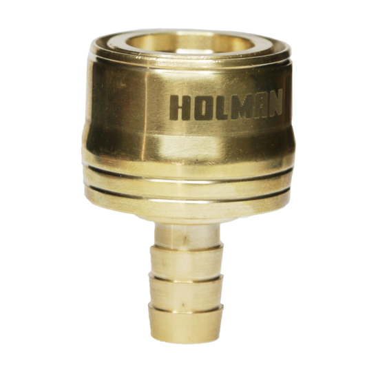 Holman 12mm Brass Barbed Connector - Tough Design - Quick Connect - Easy Grip - Auzzistore