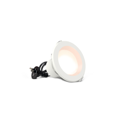 HPM Zyla Recessed Downlight - 70mm - 5W - 606lm - Tri Colour - White - Dimmable