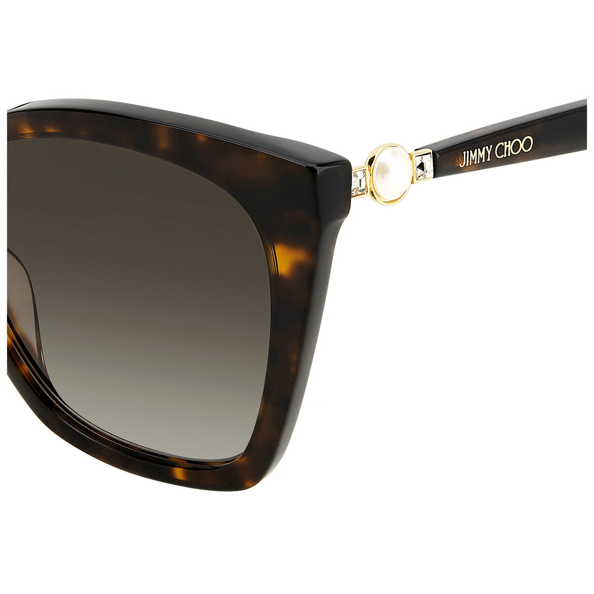 Jimmy Choo Rua/G/S Women's Sunglasses Brown Shaded