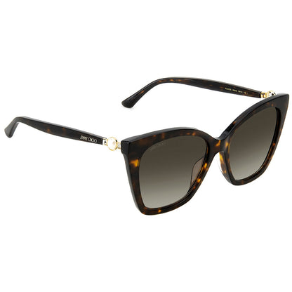 Jimmy Choo Rua/G/S Women's Sunglasses Brown Shaded