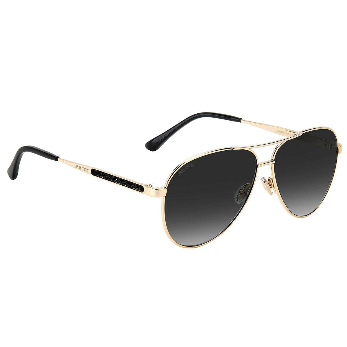 Jimmy Choo Jimena/S Women's Sunglasses Black Gold