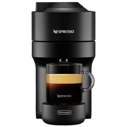 Nespresso De'Longhi Vertuo POP ENV90 Coffee Machine Bundle - Compact Design, Centrifusion Technology, Milk Frother, Recycled Plastic - 4 Cup Sizes